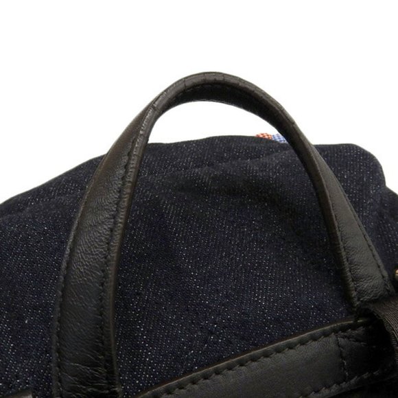 MONCLER Cotton DAUPHINE LARGE Rucksack Backpack F109B5A70010 Blue Ladies - Picture 4 of 10